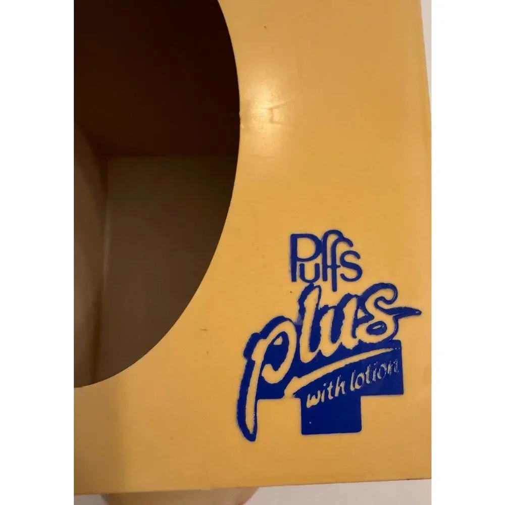 Vintage 1987 Puffs Plus Entex Promotional Plastic Red Nose Tissue Box Cover
